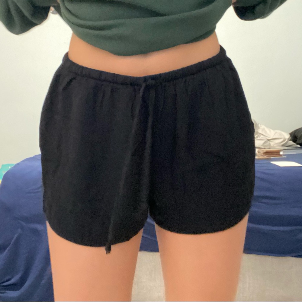 super soft loose black shorts!